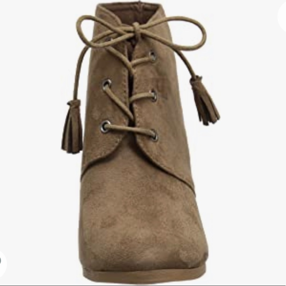 Brinley Co. Lace Up Ankle Bootie - Picture 2 of 15